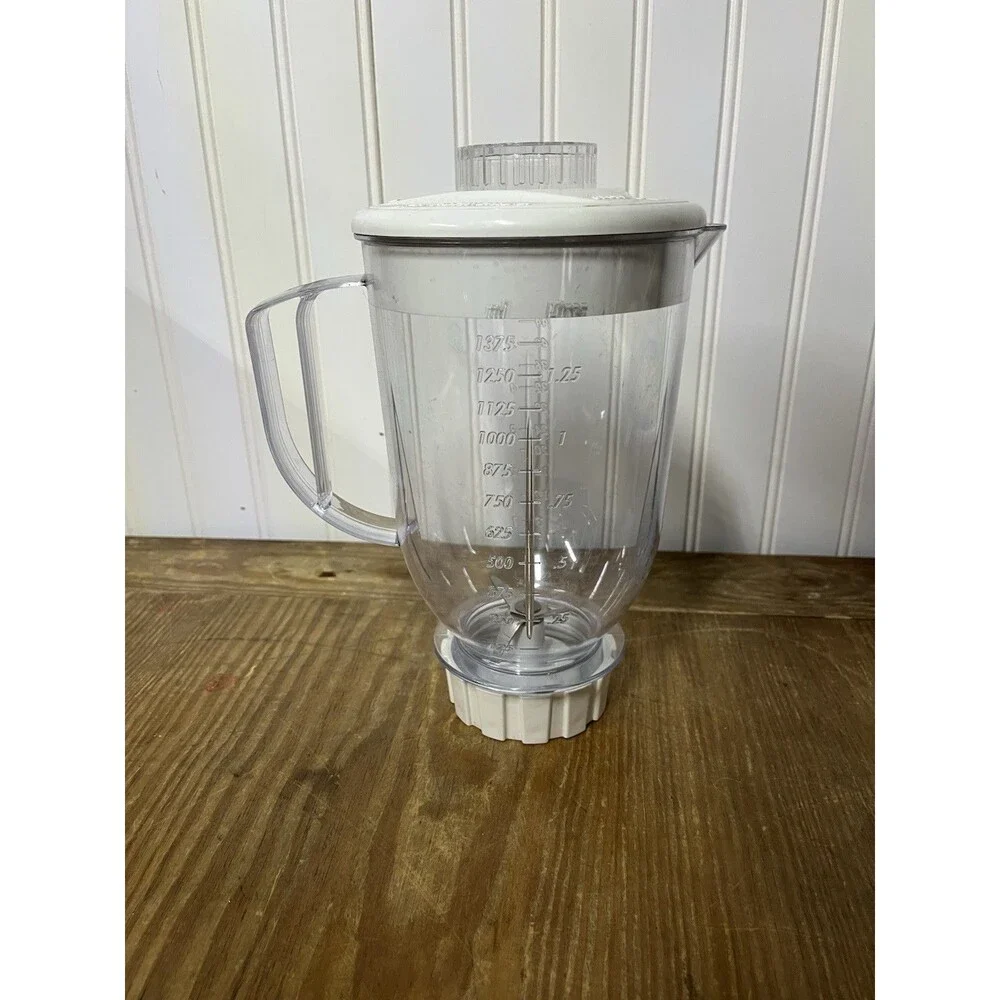 Hamilton Beach  Blender Jar Proctor Silex Model  48oz  White Lid 14 Speed